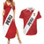 Personalized Peru 2024 Football Couples Matching Summer Maxi Dress and Hawaiian Shirt Come On La Bicolor - Wonder Print Shop