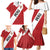 Personalized Peru 2024 Football Family Matching Mermaid Dress and Hawaiian Shirt Come On La Bicolor - Wonder Print Shop