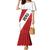 Personalized Peru 2024 Football Family Matching Mermaid Dress and Hawaiian Shirt Come On La Bicolor - Wonder Print Shop