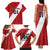 Personalized Peru 2024 Football Family Matching Tank Maxi Dress and Hawaiian Shirt Come On La Bicolor - Wonder Print Shop