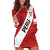 Personalized Peru 2024 Football Hoodie Dress Come On La Bicolor - Wonder Print Shop