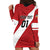 Personalized Peru 2024 Football Hoodie Dress Come On La Bicolor - Wonder Print Shop