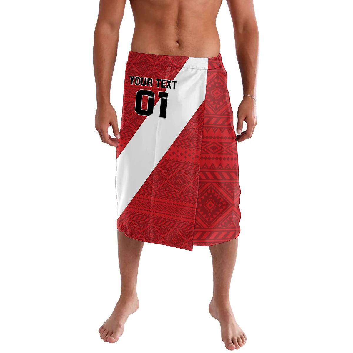 Personalized Peru 2024 Football Lavalava Come On La Bicolor - Wonder Print Shop