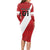 Personalized Peru 2024 Football Long Sleeve Bodycon Dress Come On La Bicolor - Wonder Print Shop