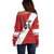 Personalized Peru 2024 Football Off Shoulder Sweater Come On La Bicolor - Wonder Print Shop