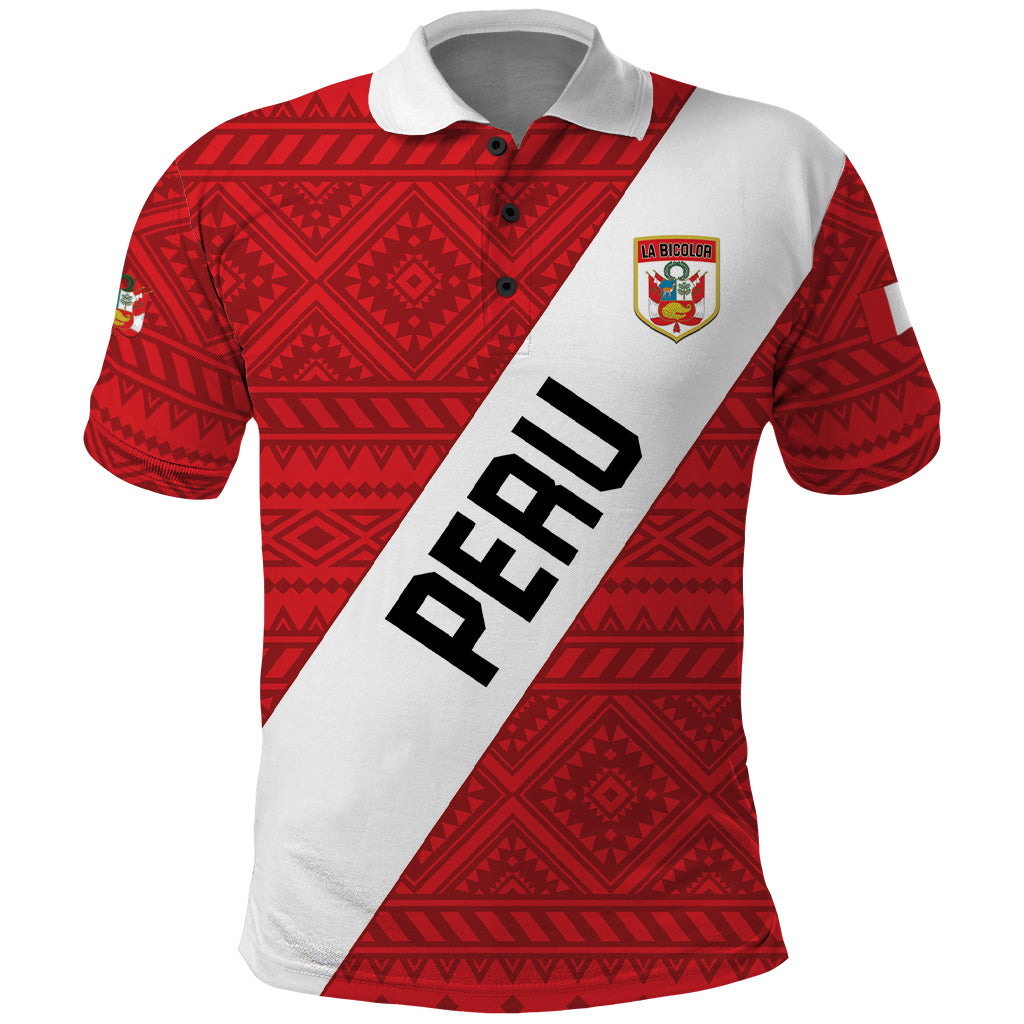 Personalized Peru 2024 Football Polo Shirt Come On La Bicolor - Wonder Print Shop