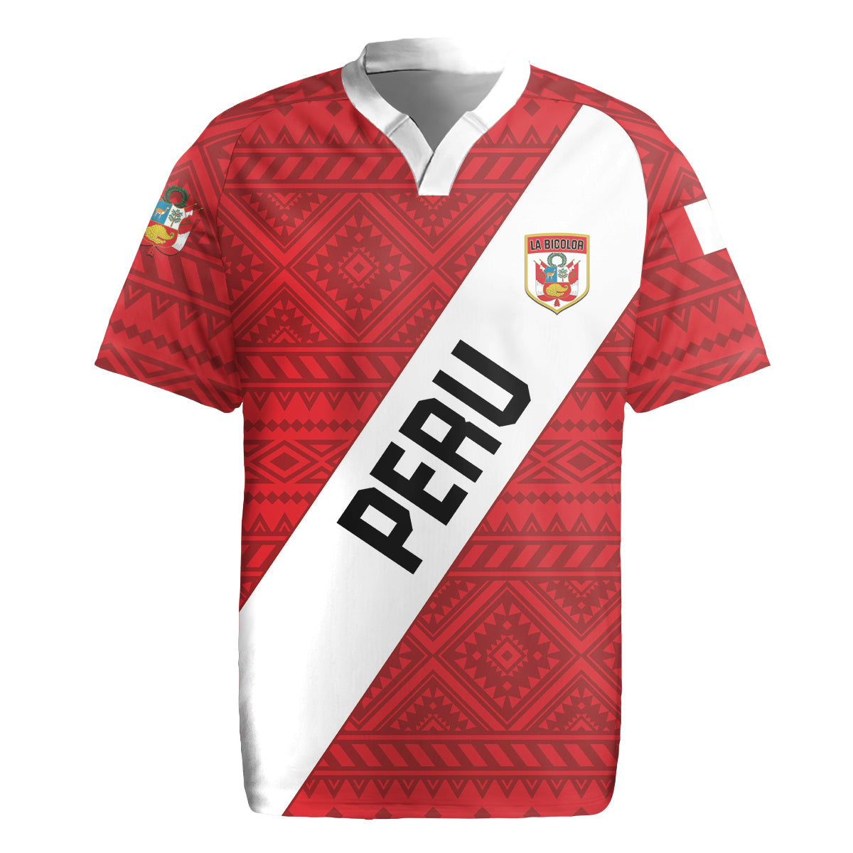 Personalized Peru 2024 Football Rugby Jersey Come On La Bicolor - Wonder Print Shop