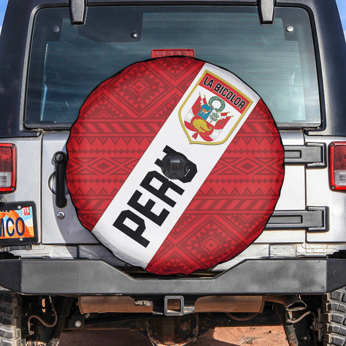 Peru 2024 Football Spare Tire Cover Come On La Bicolor - Wonder Print Shop