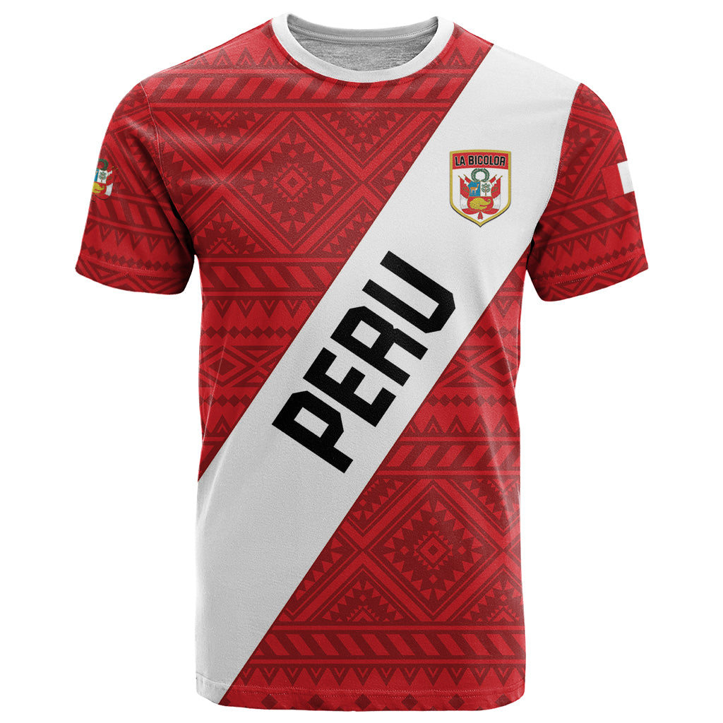 Personalized Peru 2024 Football T Shirt Come On La Bicolor