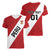 Personalized Peru 2024 Football Women V-Neck T-Shirt Come On La Bicolor - Wonder Print Shop