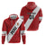 Personalized Peru 2024 Football Zip Hoodie Come On La Bicolor - Wonder Print Shop