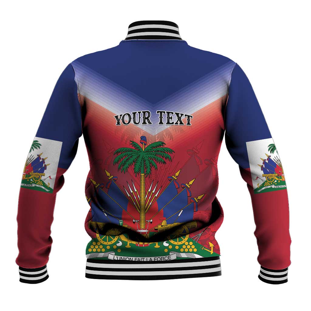 Personalized Haiti 509 Baseball Jacket Repiblik d Ayiti