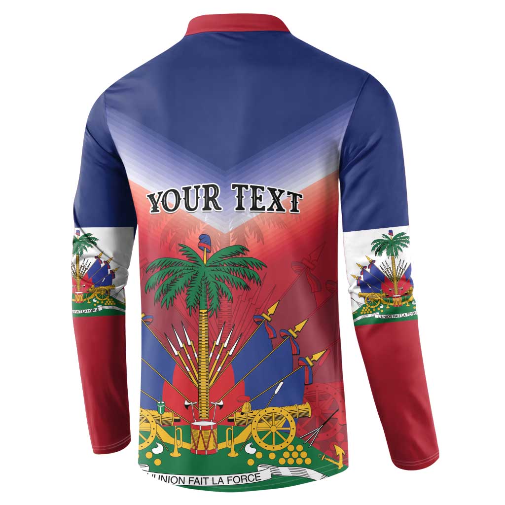 Personalized Haiti 509 Button Sweatshirt Repiblik d Ayiti