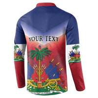 Personalized Haiti 509 Button Sweatshirt Repiblik d Ayiti