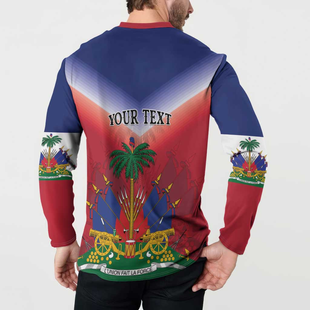 Personalized Haiti 509 Button Sweatshirt Repiblik d Ayiti
