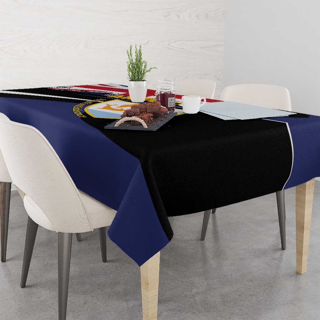 Anguilla Tablecloth Strength and Endurance Grunge