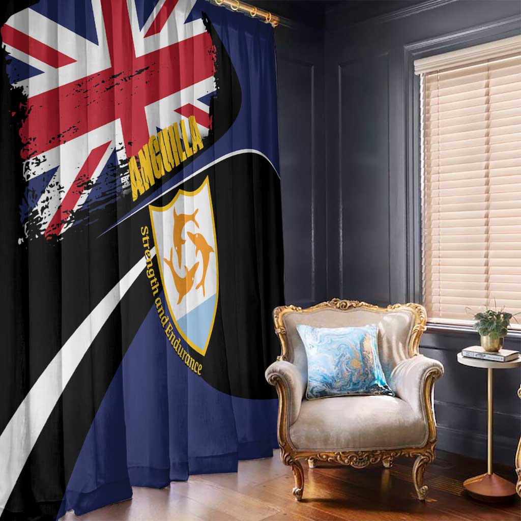 Anguilla Window Curtain Strength and Endurance Grunge