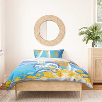 Anguilla 3 Dolphins Bedding Set Summer Stylized