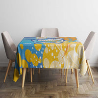 Anguilla 3 Dolphins Tablecloth Summer Stylized