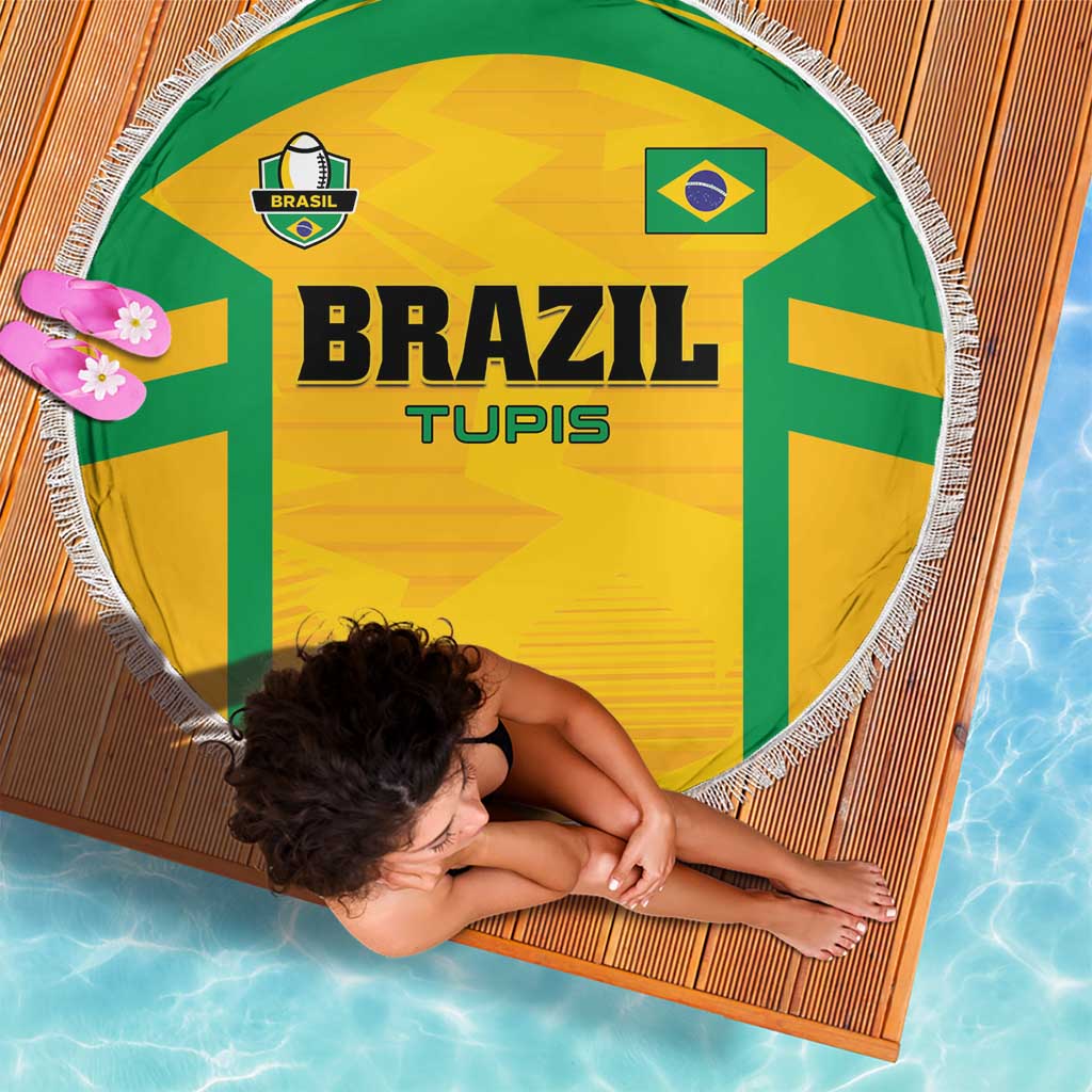 Rugby Brazil Beach Blanket Tupis Go Champions - Wonder Print Shop