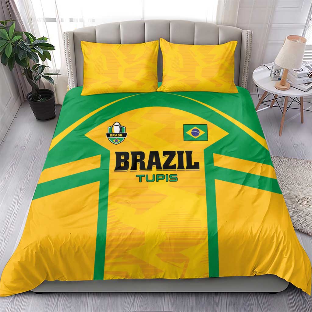 Rugby Brazil Bedding Set Tupis Go Champions - Wonder Print Shop