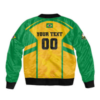 Custom Rugby Brazil Bomber Jacket Tupis Go Champions - Wonder Print Shop