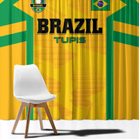Rugby Brazil Window Curtain Tupis Go Champions - Wonder Print Shop