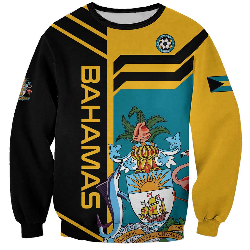 Custom Football The Bahamas Sweatshirt Go Bahamian Slayers - Wonder Print Shop