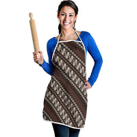 Yogyakarta Parang Batik Motifs Apron Indonesian Traditional Pattern