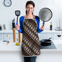 Yogyakarta Parang Batik Motifs Apron Indonesian Traditional Pattern
