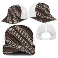 Yogyakarta Parang Batik Motifs Baseball Net Cap Indonesian Traditional Pattern