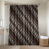 Yogyakarta Parang Batik Motifs Bathroom Set Indonesian Traditional Pattern