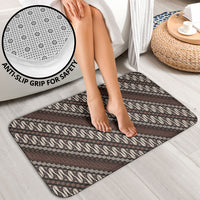 Yogyakarta Parang Batik Motifs Bathroom Set Indonesian Traditional Pattern