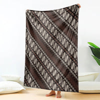 Yogyakarta Parang Batik Motifs Blanket Indonesian Traditional Pattern