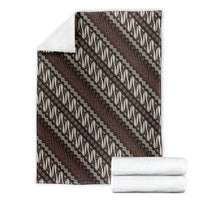 Yogyakarta Parang Batik Motifs Blanket Indonesian Traditional Pattern
