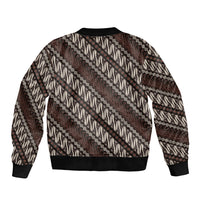 Yogyakarta Parang Batik Motifs Bomber Jacket Indonesian Traditional Pattern