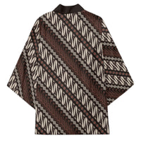 Yogyakarta Parang Batik Motifs Kimono Indonesian Traditional Pattern