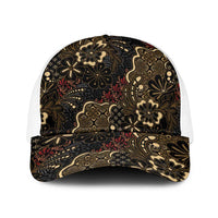 Batik Sekar Jagad Baseball Net Cap Indonesian Traditional Pattern