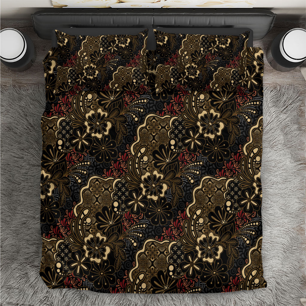 Batik Sekar Jagad Bedding Set Indonesian Traditional Pattern