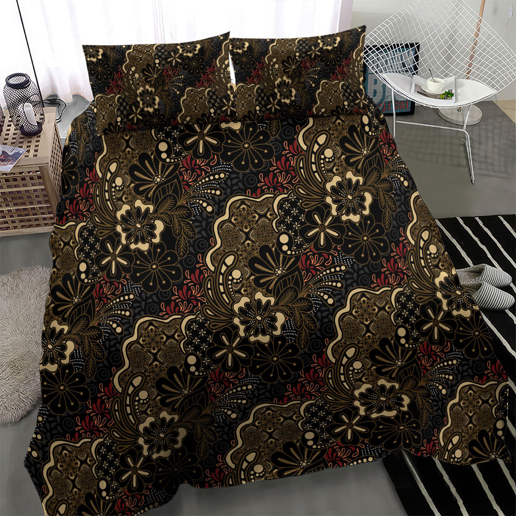 Batik Sekar Jagad Bedding Set Indonesian Traditional Pattern