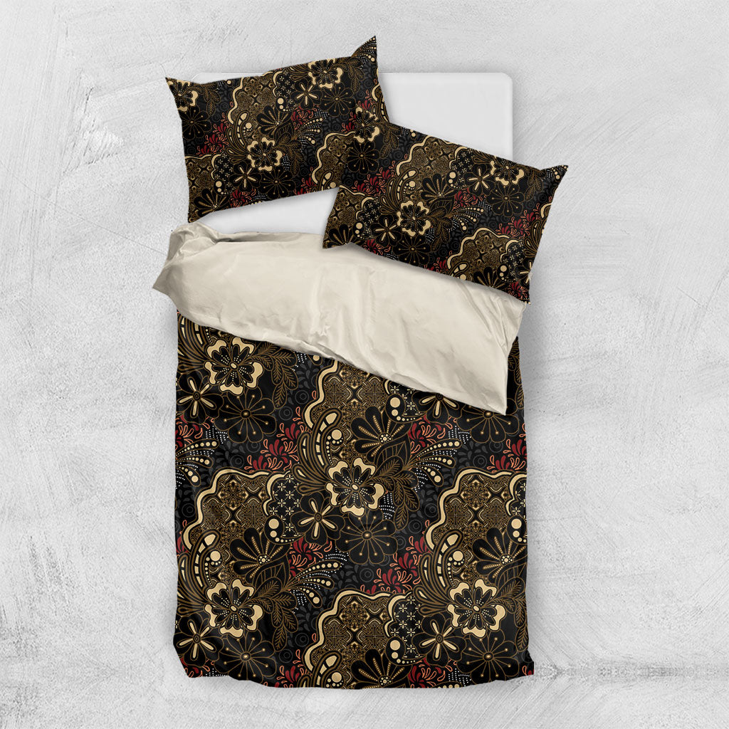 Batik Sekar Jagad Bedding Set Indonesian Traditional Pattern
