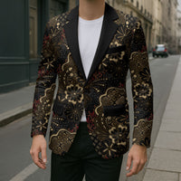Batik Sekar Jagad Blazer Indonesian Traditional Pattern