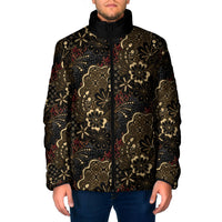 Batik Sekar Jagad Padded Jacket Indonesian Traditional Pattern