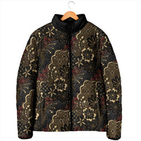 Batik Sekar Jagad Padded Jacket Indonesian Traditional Pattern
