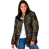 Batik Sekar Jagad Padded Jacket Indonesian Traditional Pattern