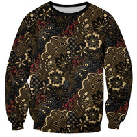 Batik Sekar Jagad Sweatshirt Indonesian Traditional Pattern