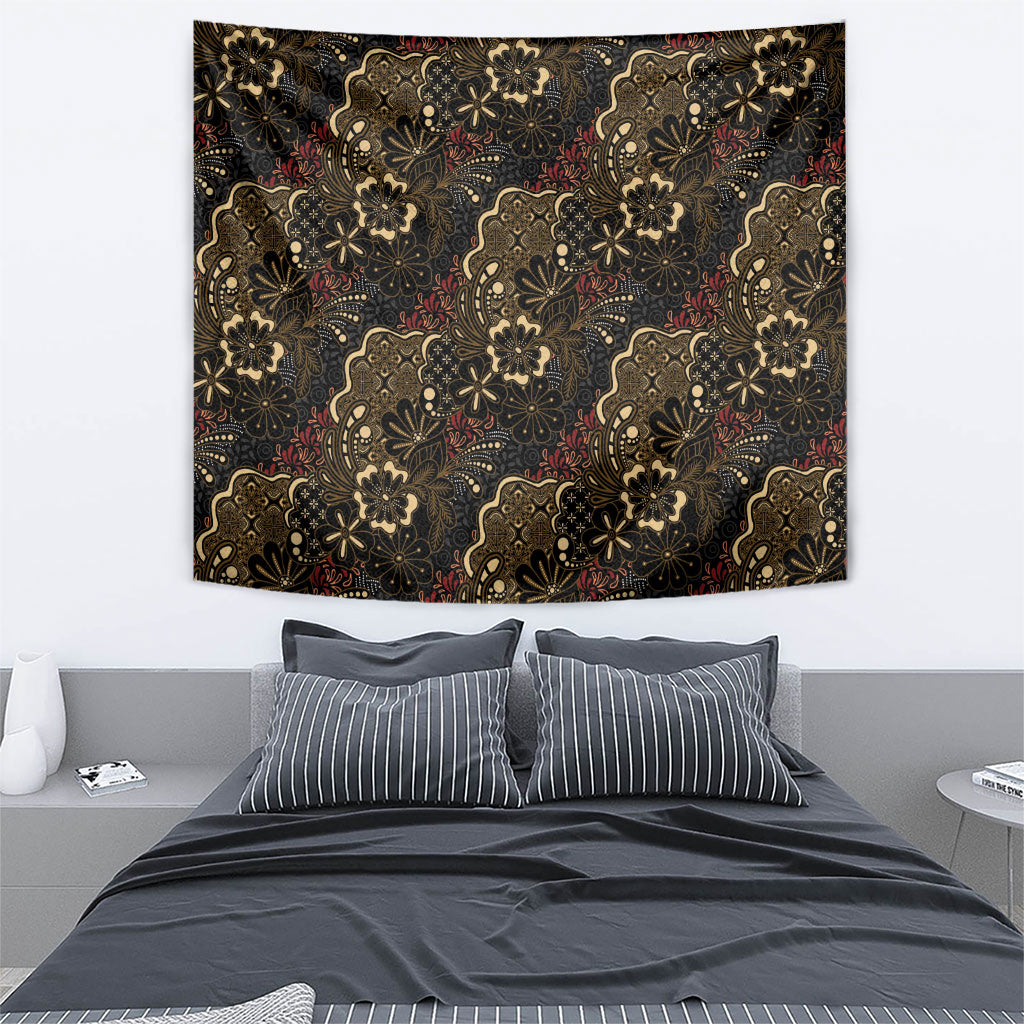 Batik Sekar Jagad Tapestry Indonesian Traditional Pattern