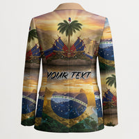 Personalized Brazil Haiti Blazer Heritage Landscape