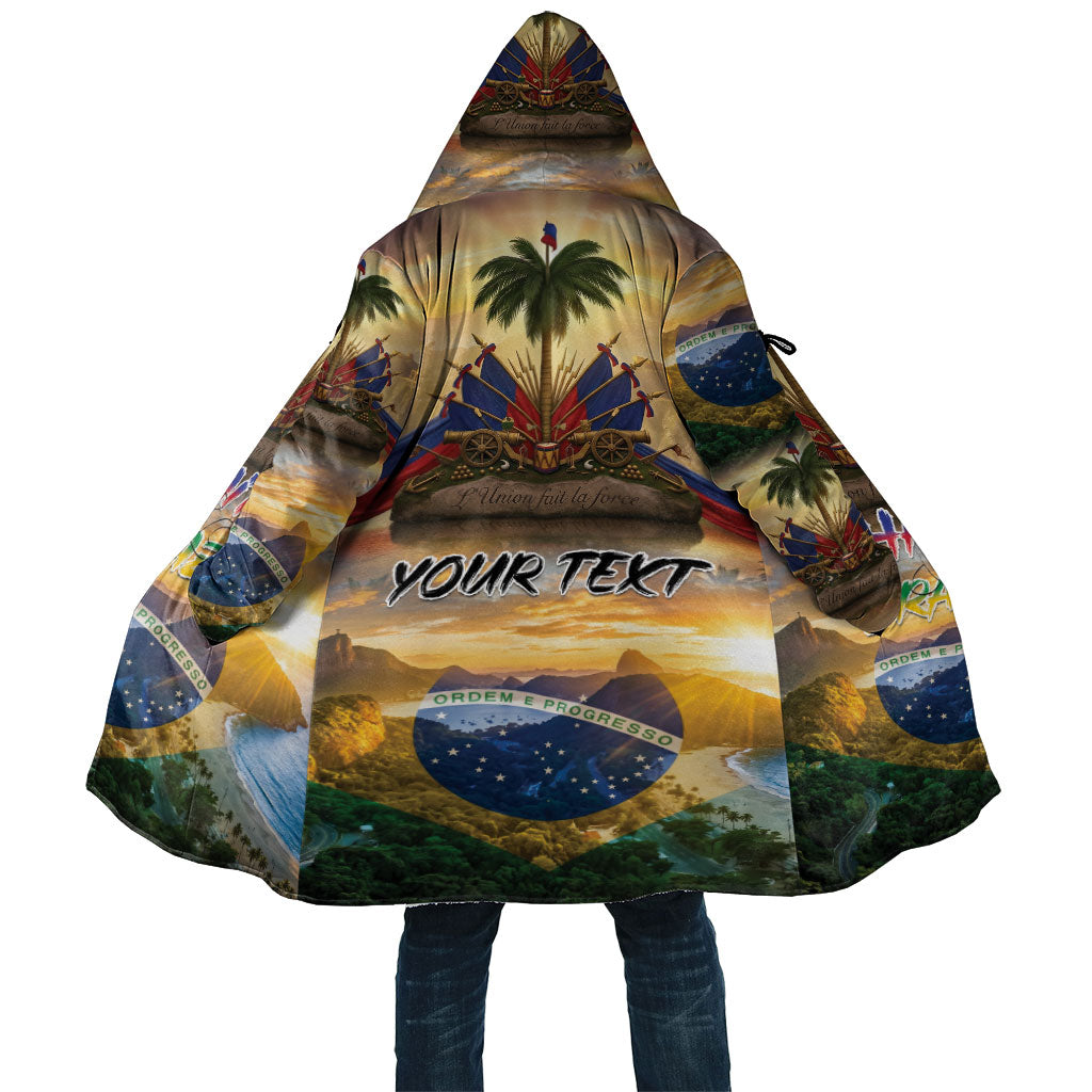 Personalized Brazil Haiti Cloak Heritage Landscape