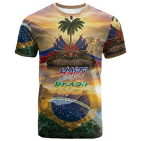 Personalized Brazil Haiti T shirt Heritage Landscape